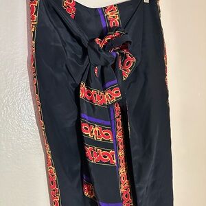Vintage rare Sara Sturgeon tie wrap skirt